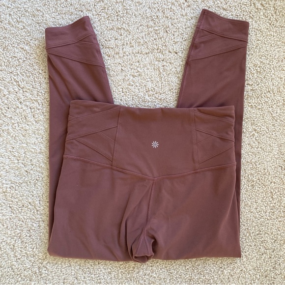 Athleta elation pirouette 7/8 tight, dusty mauve, M - Picture 7 of 11